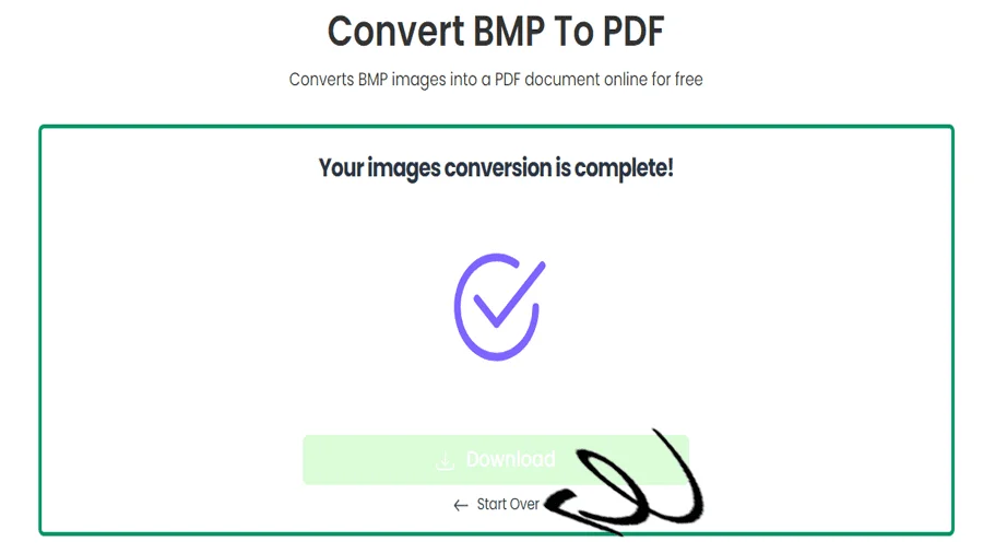 Convert BMP Images to PDF