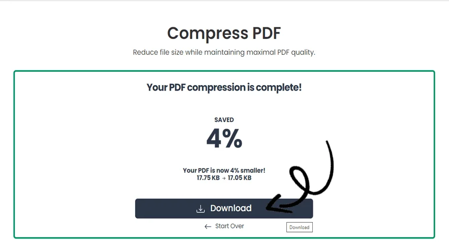 Quick PDF Compression