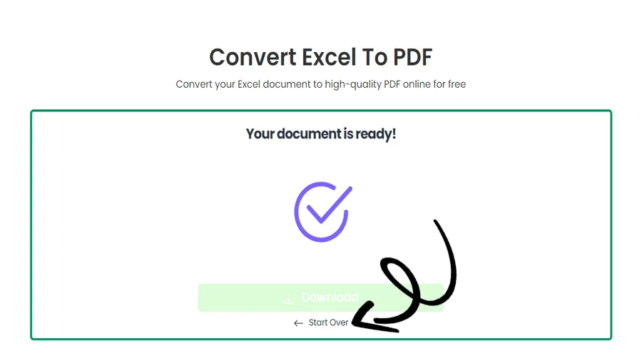 Excel File to PDF Converter