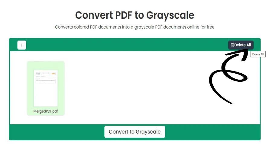 Create Grayscale PDF