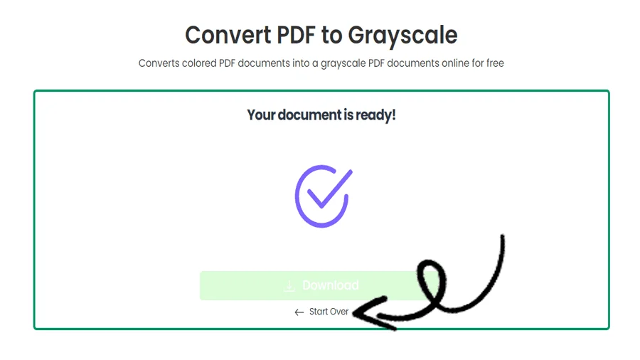 Grayscale PDF Editor