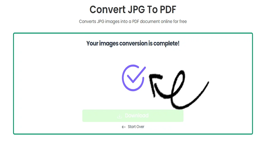 Easy JPG to PDF Converter