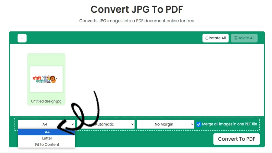 JPG to PDF Converter Online Free