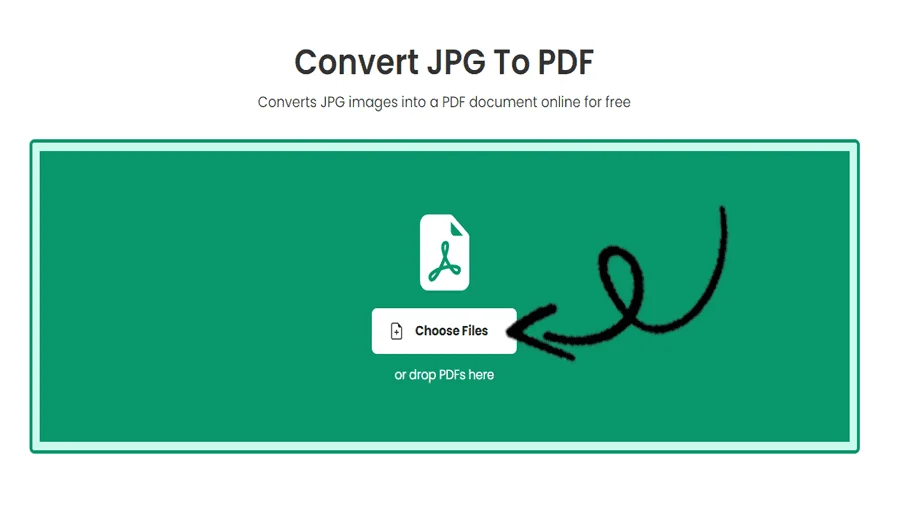 Online JPG to PDF Converter