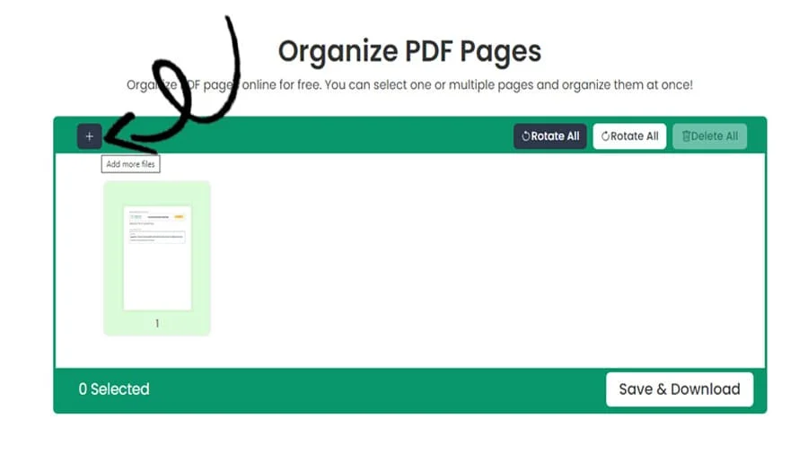 Organize PDF Files