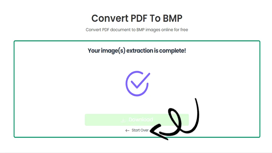 Simple PDF to BMP Converter