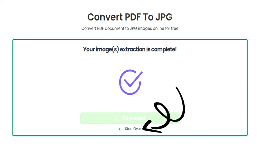 Quick PDF to JPG Conversion