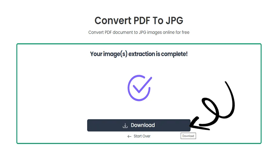Simple PDF to JPG Converter