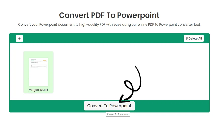 Online PDF to PPT Converter