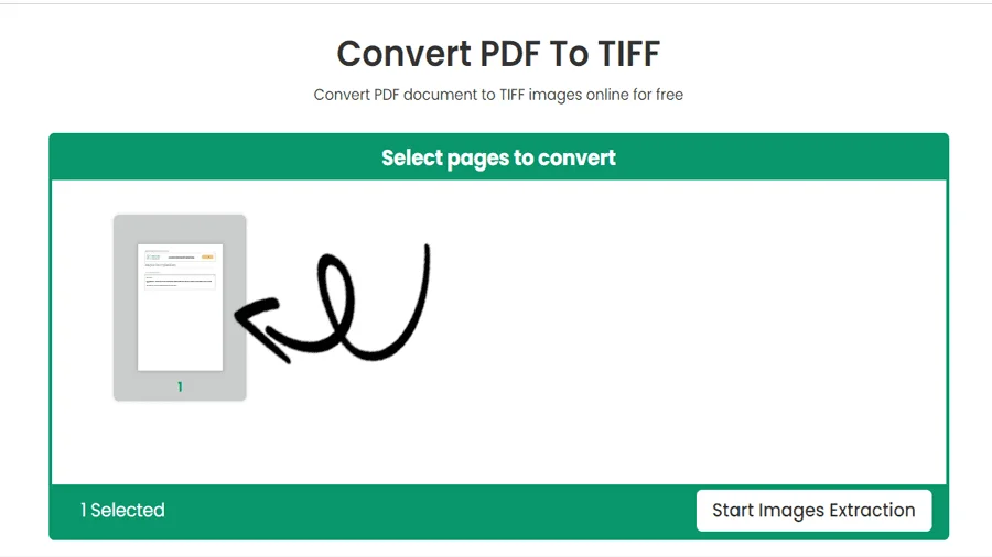 Free PDF to TIFF Converter
