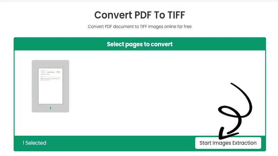 Online PDF to TIFF Converter