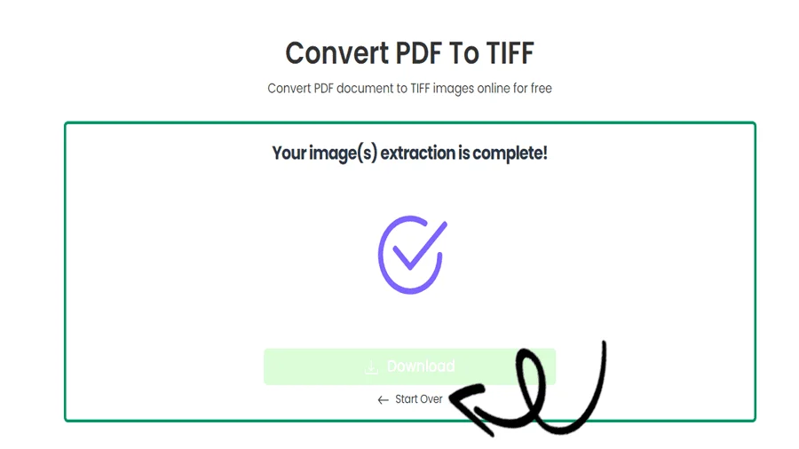 Quick PDF to TIFF Conversion