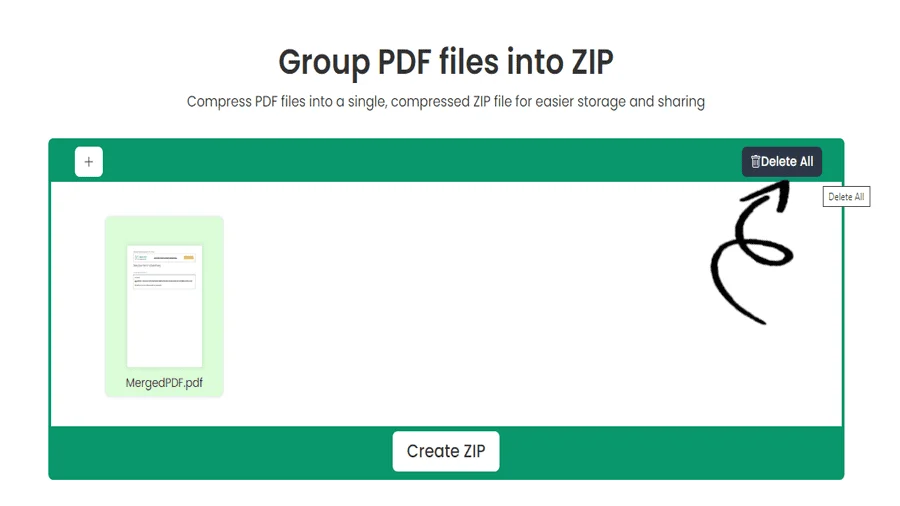 PDF to ZIP Conversion Tool