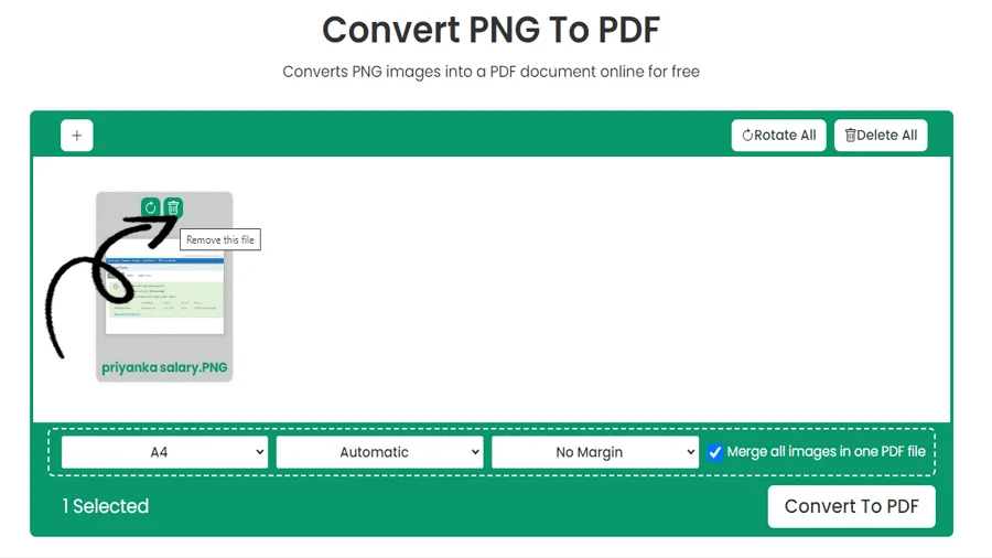 Best PNG to PDF Converter