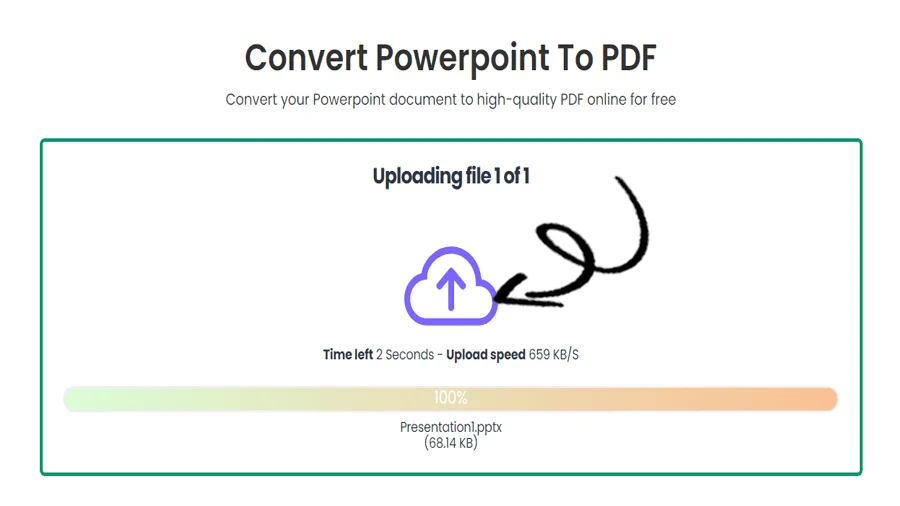 Online PPT to PDF Converter