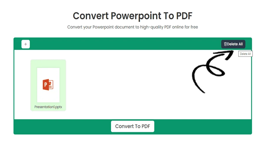 PPT to PDF Conversion Tool