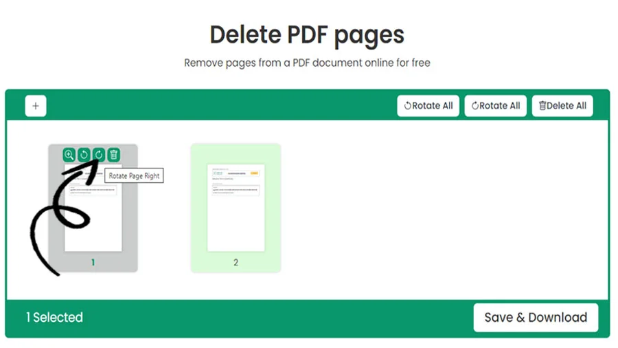 Eliminate Pages from PDF