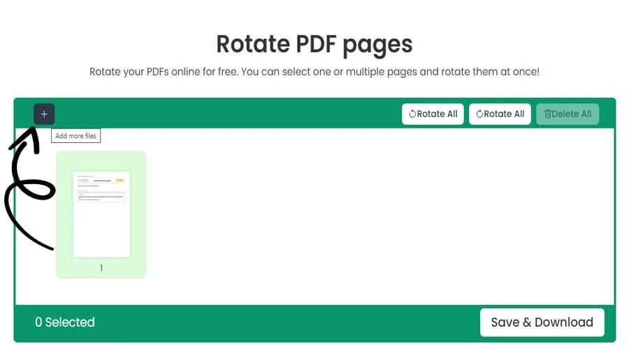 PDF Rotation Tool