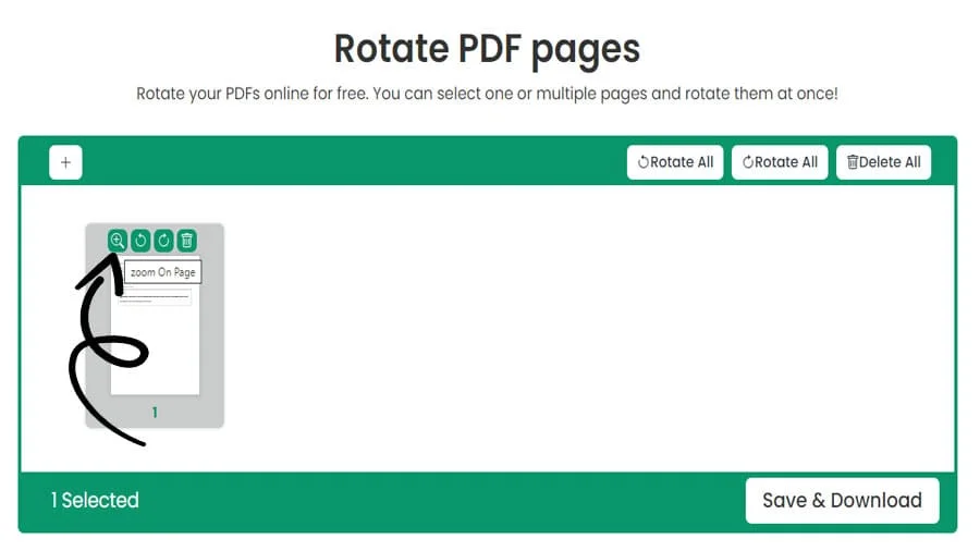 Rotate PDF Online