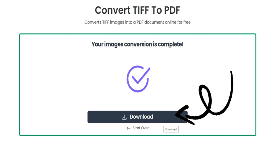 TIFF to PDF Converter App