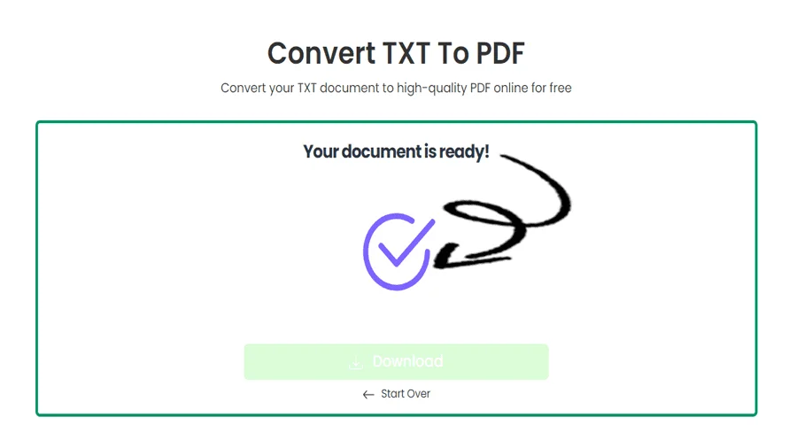 Text to PDF Converter Online Free