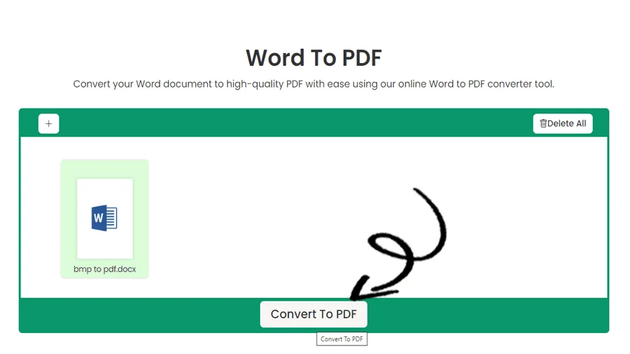 Online Word to PDF Converter
