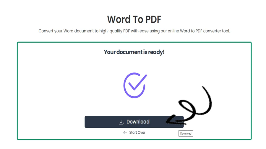 Simple Word to PDF Converter