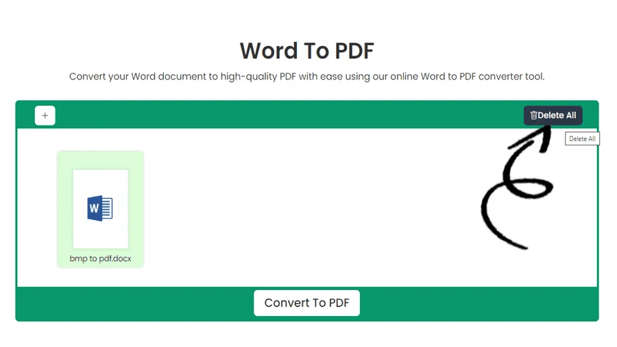 Word to PDF Conversion Tool